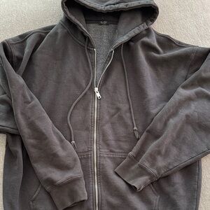 Unisex John Galt Black Hoodie-over sized!